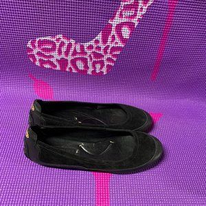 BCBGMaxAZRIA  Stella flat loafer shoes black leather size 7.5
